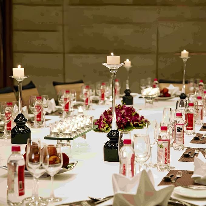 15 Hour Ivory Votive Candles, Bulk Unscented Small 1.5 Inch Diameter 2.25 Inch Tall Wax Candles for Wedding, Party & Home Dinner Table Decoration, 20 Packs