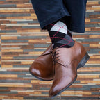 Men's Dress Socks 5 Pairs Mens Cotton Calf Business Formal Socks Soft Breathable Athletic Long Crew Casual Socks