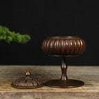 Copper Incense Burner Chinese Brass Incense Holder Traditional Copper Zen Incense Burner Sandalwood Burner Decoration Censer