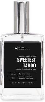 Hotel Collection - Sweetest Taboo - Essential Oil Room Spray - Luxury Hotel Inspired Aromatherapy - Decadent Citrus, Berries, & Floral Peony - Hypoallergenic - Air Freshener Spray - 100mL/3.5 FL Oz