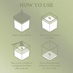 Scented Candle, 7.04 oz Balsam Cedar Aromatherapy Candle, Natural Soy Wax with Wooden Wick, Candles for Home, 45 Hours Burn Time, Scented Jar Candle Gifts