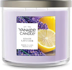 Yankee Candle 3 Wick Candle Jar, Scented Candle with up to 40 Hours of Burn Time, Premium Plant Wax Blend for Consistent Long Lasting Scent from First to Last Burn, Lemon Lavender