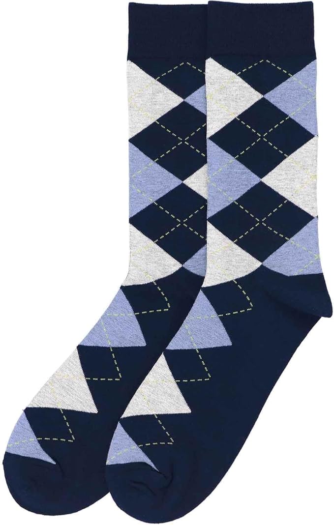 tiemart Men's Socks, Fits Men's Shoe Sizes 8-12