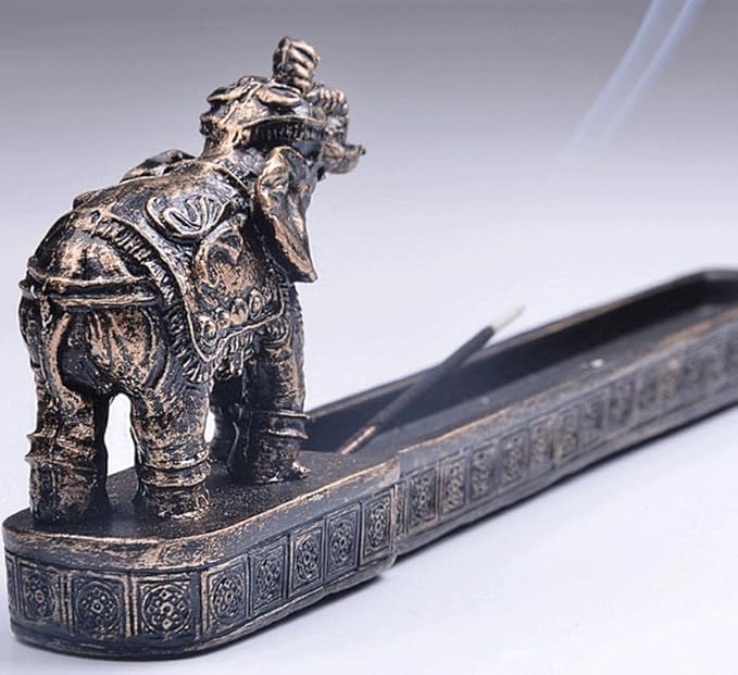 Nice purchase Elephant Incense Burners Traditional Retro Design Incense Stick Holder Burner Ornaments Gift