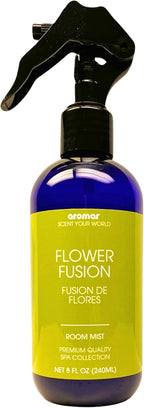Aromar Essential Room Mist and Fabric Spray with Natural Freshener Aromatherapy for a Fresh and Rejuvenated Home 8 oz Flower Fusion