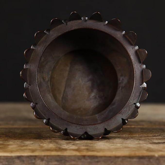 Brass Incense Burner Chinese Traditional Incense Burner Kit Zen Copper Incense Burner Office Home Yoga Room Sandalwood Burner Decoration Censer