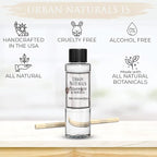Urban Naturals Reed Diffuser Oil Refill, Cedarwood Vanilla Fragrance Oil with Oak, Cedar, Vanilla, 4 oz + Free Reed Sticks, Made in The USA