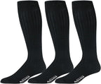 Merino Wool Dress Socks for Men – Over-the-Calf, Ribbed Wool Dress Socks for Size 8-12 – Breathable, Reinforced Heel and Toe