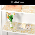 Cooyes Shelf Liner – Premium Non-Adhesive Cabinet & Drawer Liner for Kitchen – Waterproof Shelf Paper with Modern Pattern – Durable EVA Cabinet Mat – Easy to Cut