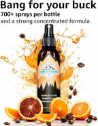 Lumi Outdoors Natural Air Freshener - Orange Clove - Essential Oil Odor Eliminating Room Spray
