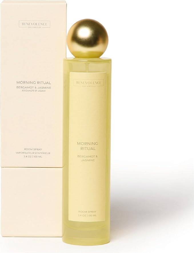 Bergamot & Jasmine Room Spray - Benevolence LA Air Freshener & Fabric Freshener Spray for Home & Linen