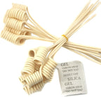 Wavy Spiry Natural Rattan Reed Fragrance Diffuser Replacement Refill Sticks 20 Pieces (7" Spiral, Natural Color)