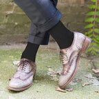 Feraricci Solid Color Casual Dress Socks for Men - Colorful & Comfortable Crew Socks