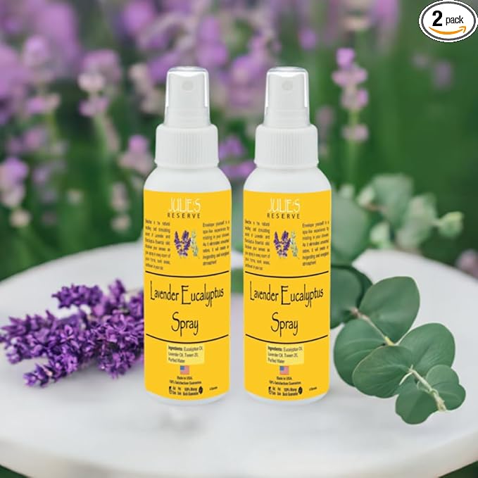 2 Pack Lavender Eucalyptus Room & Linen Spray (4 Fl Oz)