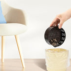 Portable Mosquito Coil Holder with Handle Round Heat-Resistant Iron Incense Coil Holder (Bronze)