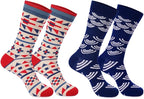 HHX YONLEE Dress Socks 5/6/10 Pairs Crew Argyle Colorful Cotton Novelty Casual Happy Fun
