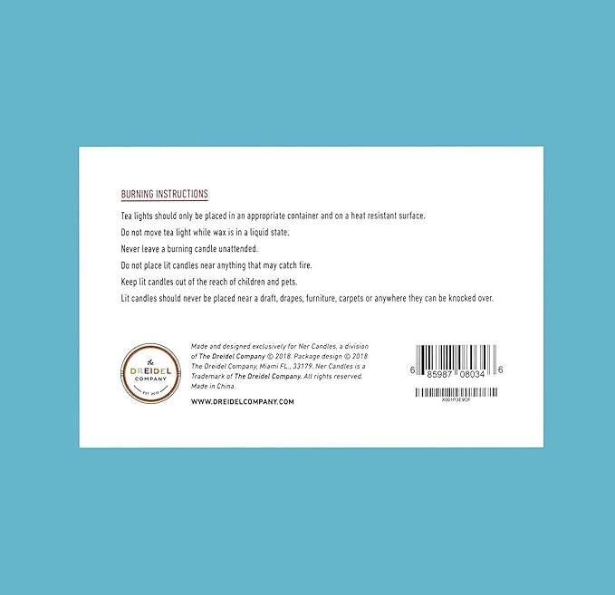 Tea Lights Candles - 4.5 Hour Burn Time - 100 Pack Bulk Candles - White Unscented - Travel Candles - Shabbat Candles - Long Burn Time