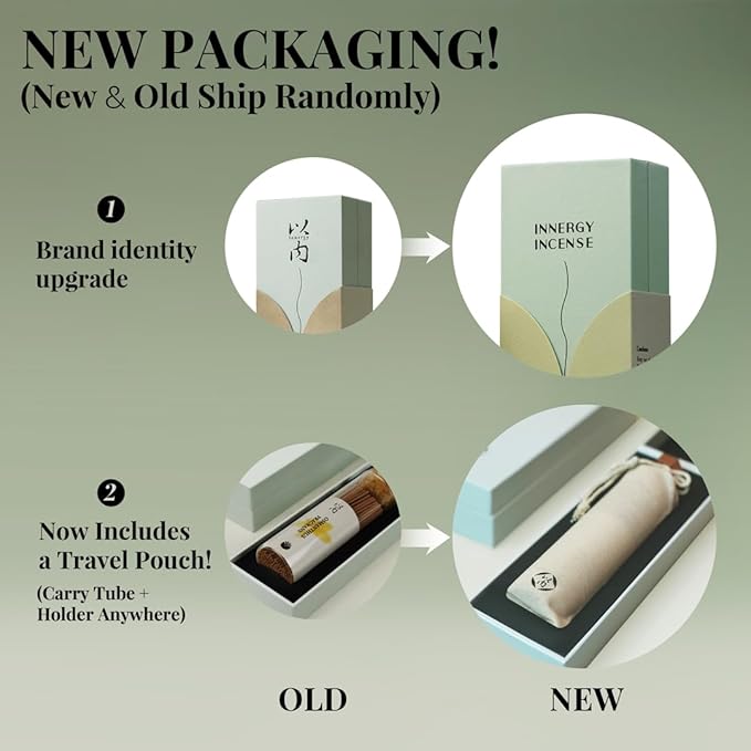 Energize & Uplift - Innergy Osmanthus Incense Sticks, Natural Citrus-Floral Mood Boosting Incense, 150 Sticks