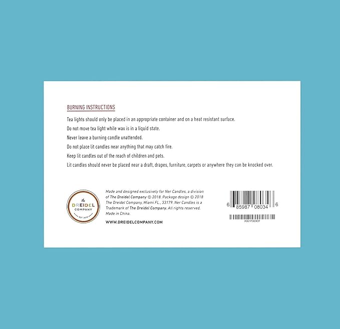 Tea Lights Candles - 4.5 Hour Burn Time - 10 Pack Bulk Candles - White Unscented - Travel Candles - Shabbat Candles - Long Burn Time