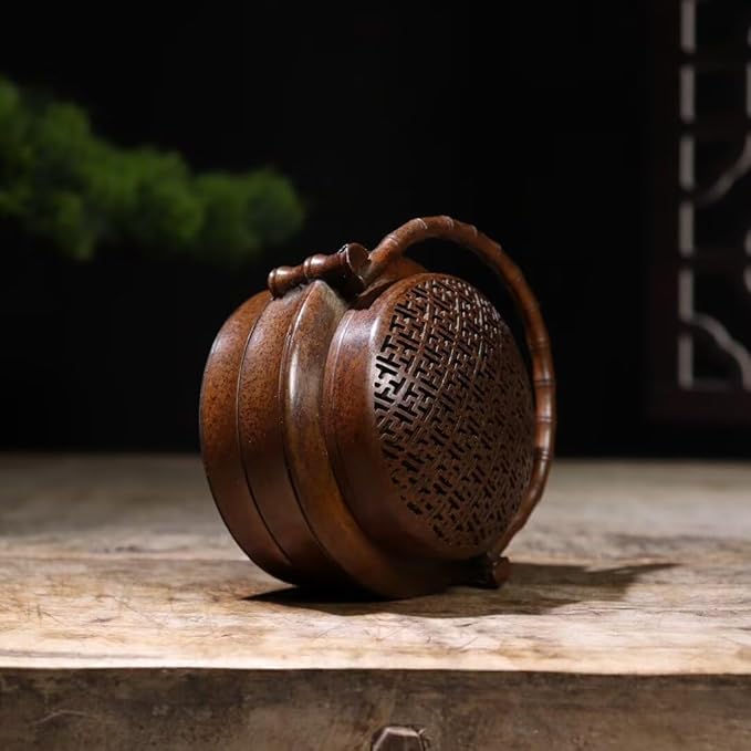 Copper Incense Burner Chinese Brass Incense Holder Traditional Copper Zen Incense Burner Sandalwood Burner Decoration Censer