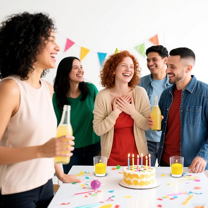 9 Packs Unscented Yellow Votive Candles, Small 1.5 Inch Diameter 1.25 Inch Colored Votives for Home Holiday Party Wedding Dinner Table - 8 Hour Burning Time