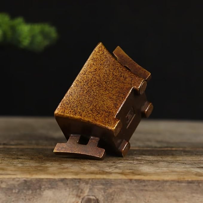 Copper Incense Burner Chinese Brass Incense Holder Traditional Copper Zen Incense Burner Sandalwood Burner Decoration Censer