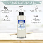 Urban Naturals Reed Diffuser Oil Refill Crisp White Linen with Fresh Linen, Clean Breeze, Soft Cotton 8 oz + Free Reed Sticks, Made in The USA