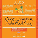 2 Pack Citrus Orange/Cedar/Lemongrass Room & Linen Spray