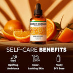 KUKKA Orange Essential Oils - 4 Fl Oz - for Hair, Skin, Diffuser, Aromatherapy & DIY Soap Making Scent