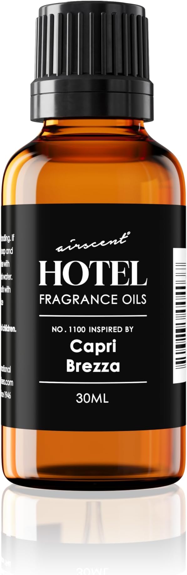 AirScent Capri Brezza Diffuser Oil No. 1100 - Volcano-Inspired Premium Fragrance Oil for Ultrasonic and Waterless Diffusers and Crafting - 30 ml, 1 fl oz Glass Bottle with Dropper