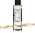 Urban Naturals Bowties & Bourbon Scented Oil Reed Diffuser Refill with Free Set of Reed Sticks. A Unisex Scent Blended with Dark Oak, Bergamot and Bourbon for a Fresh, Clean Smelling Home, 4 oz