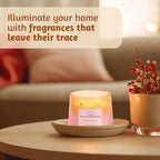 Folkulture Scented Candle | 8.81 Oz - Cherry Blossom Candles for Home Scented | Soy Candle or Non Toxic Candles for Relaxing | Long Lasting Pink Candle for Relaxation Gifts for Women