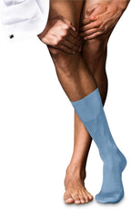 FALKE Men's No. 9 Egyptian Cotton Luxury Dress Socks, 1 Pair