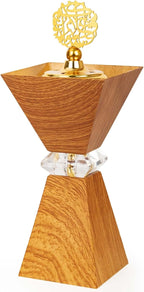 Bakhoor Burner, Charcoal Incense Burner, Frankincense Metal Incense Holder for Yoga, Spa Aromatherapy, Office & Home Decor Gifts Tan 10.2" Inches Tall