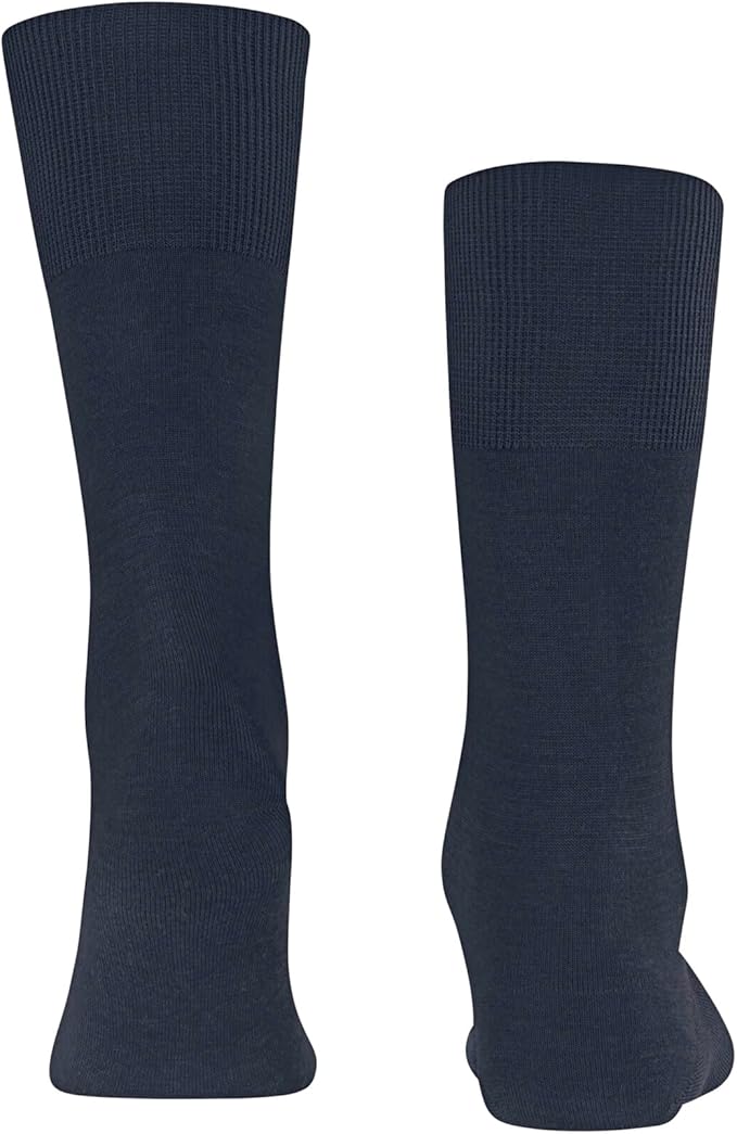 FALKE Men's Airport Dress Socks, Premium Merino Wool Cotton Blend, Sustainable Luxury, Eco-Friendly Business Casual, 1 Pair