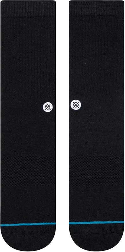 Stance Icon Classic Casual Crew Socks 3-Pack, Cotton Blend and Cushioning Arch Support