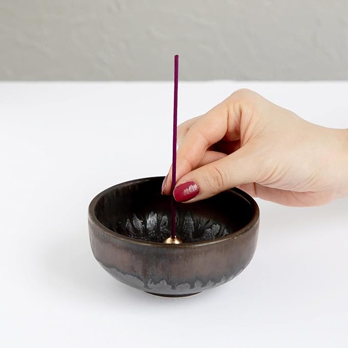 Asayu Japan Low Smoke Incense Sticks - Floral Set (Jasmine + Rose), 40gr (Each Scent 20g), for Yoga, Zen Meditation and Relaxation - Smokeless for Less Irritation