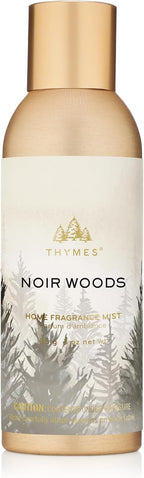Thymes Home Fragrance Mist – Room Air Fresheners for Home Long Lasting – Air Freshener Spray – Scented Room Spray with Notes of Fresh Evergreen, Smoky Wood & Amber (Noir Woods, 3 oz)