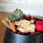 Qingbei Rina Christmas Potpourri Bags, Apple Scented Potpourri Bowl Filler, Red Decorative Dried Flowers, Home Fragrance Sachet, Winter Vase Fillers, Holiday Bathroom Decor (20oz)