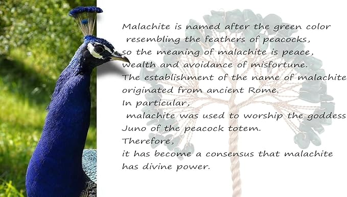 Malachite Waterfall Incense Burner, Money Tree Backflow Incense Holder Healing Crystal Stone, with 30 Backflow Incense Cones + 30 Incense Stick for Yoga Meditation Home Zen Decoration