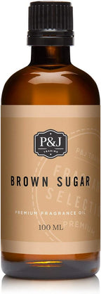 P&J Trading - Brown Sugar Scented Oil 100ml - Fragrance Oil for Candle Making, Soap Making, Diffuser Oil