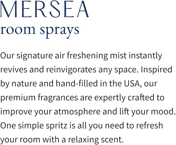 MERSEA Luxury Room Spray, Fresh Citron, 4 oz