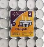 MontoPack Unscented White Tealight Candles Bulk [300] | 4 Hours of Smokeless, Dripless, Long Lasting Burning Paraffin Tea Lights | Small Votive Mini Candles for Home, Shabbat, Weddings & Emergencies