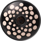 Luna Sundara Authentic Peru Pottery Palo Santo Stick Holder and Incense Holder Includes 5 Palo Santo Sticks Handmade Ceramic Smudge Bowl Sage Holder Palo Santo Holder (Black and White Polka)