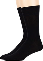 7BigStars Mens Dress Socks – 6 Pairs Crew, Soft Stay Up, Cotton Comfort for Business, Office, Big and Tall, Breathable