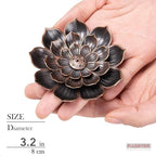 Incense Stick Holder-Crystal Lotus Incense Holder,Ceramic Incense Burner