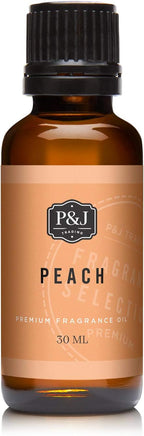 P&J Trading Fragrance Oil | Peach Oil 30ml - Candle Scents for Candle Making, Freshie Scents, Soap Making Supplies, Diffuser Oil Scents