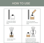 HOSSIAN 10 x Random Coloured Ball Vines Aroma Diffuser Aromatherapy Home Decor Rattan Reed Sticks + 90 Reed Diffuser Sticks, Diffuser Refills, Spa, Aromatherapy