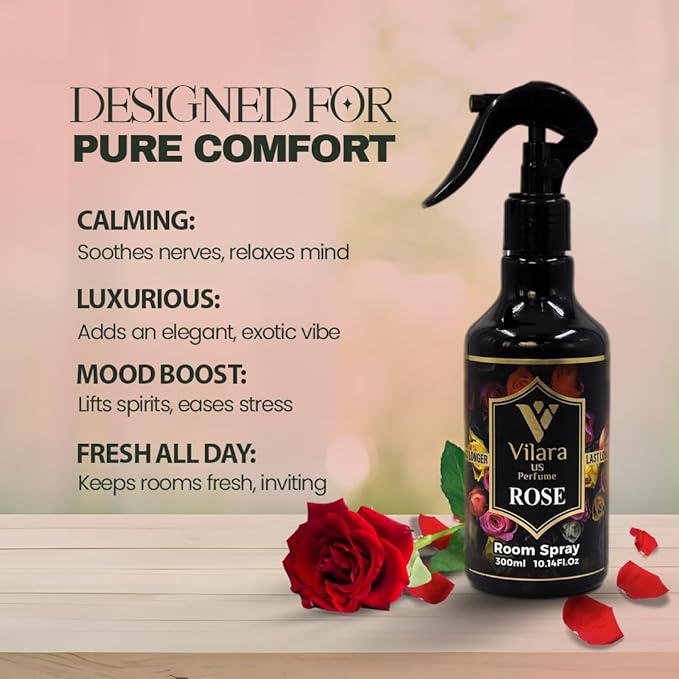 Room Spray Air Freshener –Odor Eliminator Spray for Home, Bathroom & Office – Long Lasting Floral Mist Deodorizer, Non Toxic Natural Air Spray for Bedding10.14 fl oz (Sky-Rose-Mango)