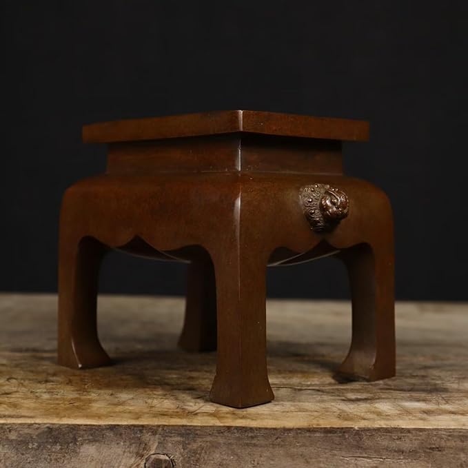 Copper Incense Burner Chinese Brass Incense Holder Traditional Copper Zen Incense Burner Sandalwood Burner Decoration Censer